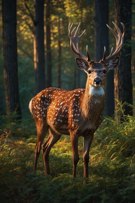 Deer Paintings, Deer Photography, Deer Wallpaper, Nature And Animals, Deer Photos, Deer Pictures, Deer Painting, Wild Animals Pictures, Animal Puns