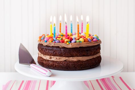 Chocolate Birthday Cake Kids, Chocolate Layer Cake Filling, Easy Birthday Cake Recipes, Easy Birthday Cake, Homemade Birthday Cakes, Easy Chocolate Cake, Easy Birthday, Birthday Cakes For Women, Birthday Cake Chocolate