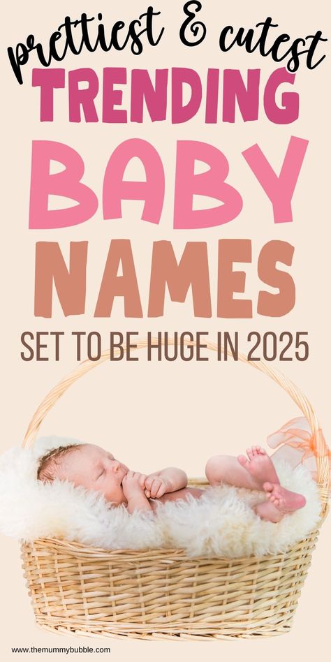 Steal these baby names before they become huge in 2025. Cute baby name ideas for boys and girls that are trending, based on real baby names data. Boys Names For Girls, Sibling Names That Go Together, 2024 Baby Names, Boy Names For A Girl, Cute Baby Names Unique, Double Girl Names, Name Ideas For Boys, Male Baby Names, Baby Names List