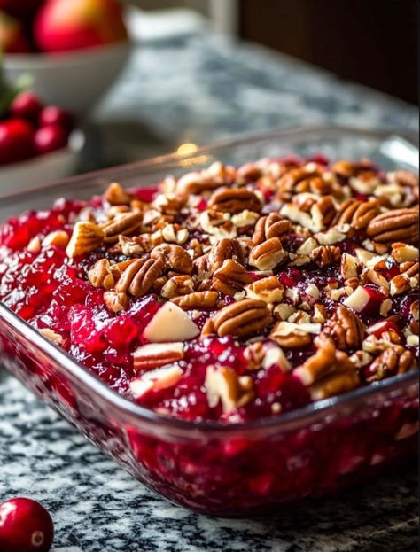 Health meal, low carbs meals, keto meal Cranberry Side Dish Thanksgiving, Cranberry Salad Recipes Thanksgiving, Thanksgiving Jello, Baked Cabbage Steaks, Cranberry Jello Salad, Cranberry Salad Recipes, Holiday Salad, Cranberry Jello, Baked Cabbage