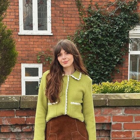 Sophia Rosemary on Instagram: "Chocolate lime. Jacket from @dreamsisterjane and my skirt is vintage." Lime Jacket Outfit, Sophia Rosemary, Jacket Outfit, March 27, Style Board, Jacket Outfits, Rosemary, Fall Outfits, Lookbook