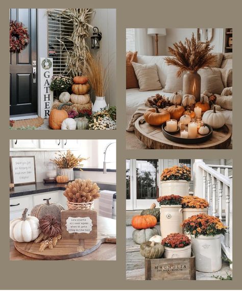 Magnolia, Fall Decor, Porch