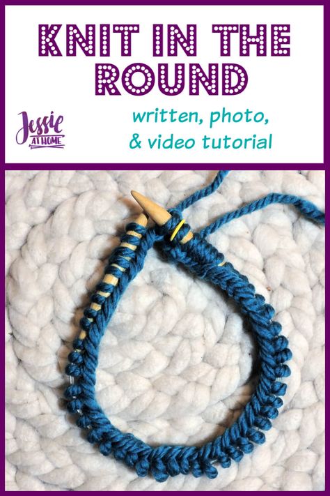 Join to Knit in the Round - it\'s really, really easy Knitting Patterns Hats Women, Casting Off Knitting, Joining Yarn, Easy Knit Hat, Beanie Knitting Patterns Free, Sewing Hats, Knitting Hacks, Knitting Help, Knitting Stitches Tutorial