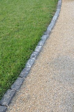 Gravel Driveway Design, Pictures, Remodel, Decor and Ideas - page 9 Gravel Driveway Edging, Landscape Edging Stone, Driveway Edging, Gravel Walkway, Brick Edging, Gravel Patio, Driveway Design, Driveway Landscaping, Gravel Driveway