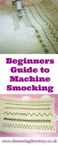 Smocking with your sewing machine - a beginner's guide to the technique and… Sewing Lessons, Heirloom Sewing, Smocking Tutorial, Smocking Patterns, Sewing 101, Needle Embroidery, Beginner Sewing Projects Easy, Techniques Couture, Sewing Stitches