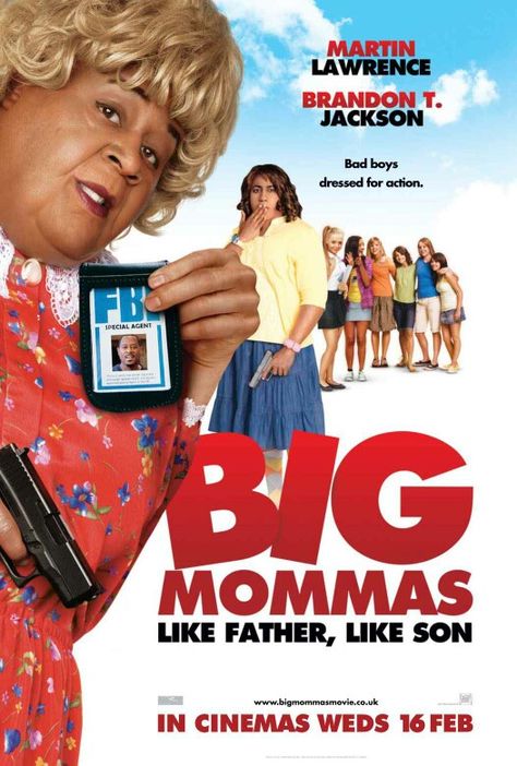 Big Momma's House 3 Big Momma's House, Movie Suggestions, African American Movies, Black Tv Shows, Like Father Like Son, Cinema Wedding, Jackson Bad, Girly Movies, See Movie