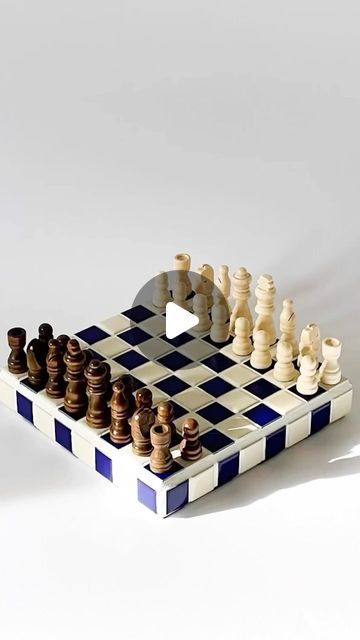 etsy on Instagram: "Who wants to play chess? (I will lose but at least I have a cute chessboard thanks to @ateliercosmo_ 🙈)" Chess Pieces Painting, Chess Ceramic Handmade, Chess Abstract Art, Chess Oil Painting, Abstract Chess Pieces, Chess, Chess Board, Instagram, Art