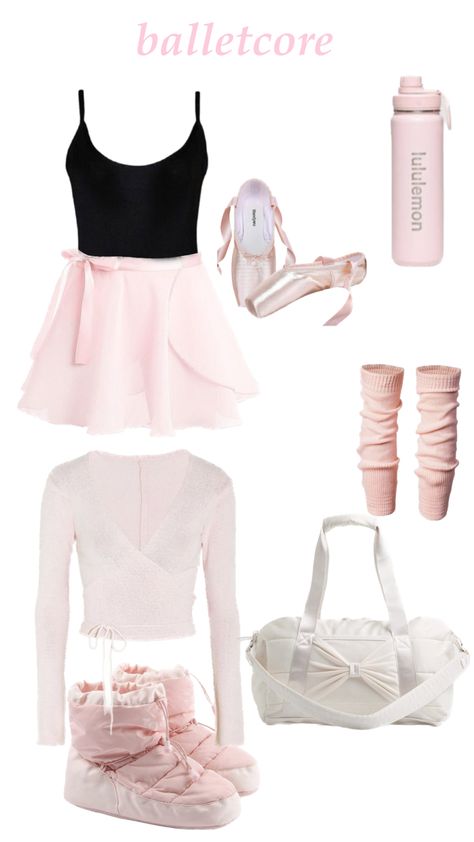 Aesthetic Ballerina Outfit, Ballerina Outfit Practice, Balletcore Drawing, Dance Outfits Practice Ballet, Ballet Outfit Practice Dance Wear, Choreographer Outfit, Ballet Core Aesthetic Outfit, Ballet Outfits Practice, Modest Ballet Outfits