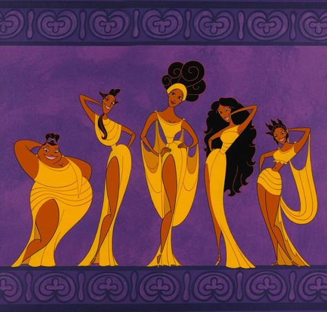 the muses - hercules Disney Amor, Hercules Disney, The Muses, Animation Disney, Disney Hercules, Film Disney, Arte Disney, Art Disney, Pinturas Disney