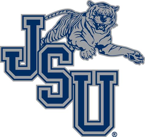 Jackson State University is a historically black university in Jackson, Mississippi, United States. Founded in 1877 in Natchez, Mississippi by the American Baptist Home Mission Society of New York http://www.payscale.com/research/US/School=Jackson_State_University_(JSU)/Salary Sports Embroidery, Jackson State University, Tiger Canvas, Jackson State, Tiger Logo, University Logo, College Logo, Machine Embroidery Patterns, Down South