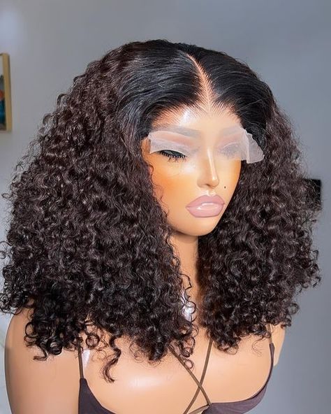 4 By 4 Closure Wig, Halo Couture Hair Extensions, Black Hair Clips, 4 By 4, Halo Hair, Curly Wig, African Braids Hairstyles, Closure Wig, Human Hair Wig