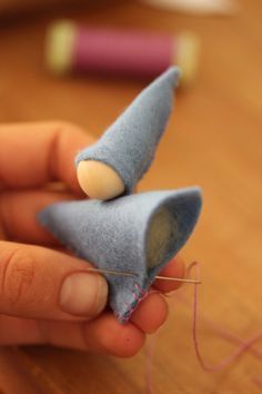 Tovad Ull, Wool Felt Fabric, Waldorf Crafts, Wood Peg Dolls, Clothespin Dolls, Gnomes Crafts, Peg Doll, Wool Crafts, Felt Christmas Ornaments