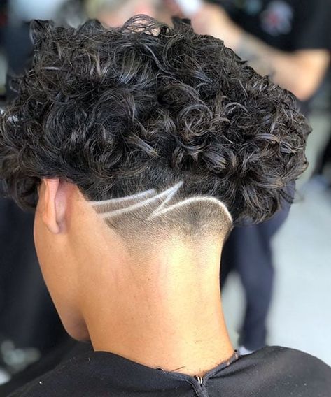 39 Trendy Tapered Neckline Haircuts To Inspire Your Style in 2023 Taper Haircut Curly Hair, Back Taper Design Haircut, Curly Hair Designs, Fade Haircut Designs, Taper Haircut, Hair Designs For Men, Taper Fade Curly Hair, Toddler Hair Styles, Curly Hair Fade