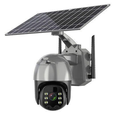 (eBay) 4G Solar Power Camera 4MP PTZ Dome 4x Zoom Night Vision 1080p HD Video Recorder Solar Cctv Camera, Solar Camera, Ptz Camera, Wifi Wireless, Spy Camera, Wireless Camera, Wifi Camera, Surveillance Cameras, Cctv Camera