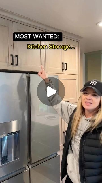 Dennis Comstock - Builder Brigade on Instagram: "➡️ I have a link in my Bio or Amazon.com/Shop/BuilderBrigade 

Video Credit: @thematerialbar 

Product is made by @revashelf 

#revashelf #kitchenstorage #kitchenideas #kitchendesign #overfridgestorage #BuilderBrigade #homebuildingtips #homebuilding #customhomes #newhome #newhomeconstruction #homedesign #homeinspiration #homeinspo #customhomes #housetour#newconstruction #newconstructionhomes #homeplans #constructionlife #buildingahouse #realestatetips" Over Fridge Storage, House Flips, Builder Brigade, Queen Anne House, Compact Furniture, Hill Country Homes, Kitchens Design, Home Building Tips, Rev A Shelf