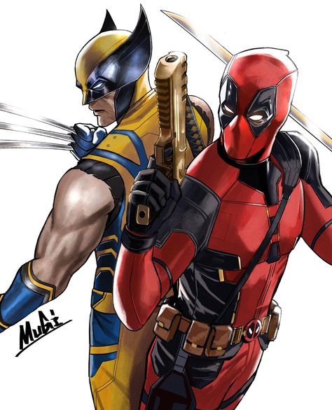 Wolverine And Deadpool Fan Art, Wolverine And Deadpool, Deadpool Fan Art, Wolverine Deadpool, Aang The Last Airbender, Marvel Wolverine, Avengers Poster, Deadpool And Wolverine, Wolverine Art