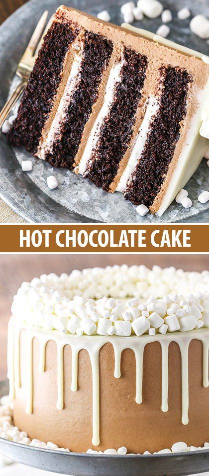 Hot Chocolate Cake, Perfect Chocolate Cake, Layer Cake Recipes, Chocolate Buttercream Frosting, Chocolate Layer Cake, Easy Cheesecake Recipes, Gingerbread Cake, Moist Chocolate Cake, Chocolate Caliente