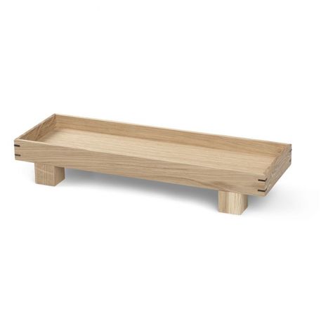 Bon Wooden Tray Oak Ferm Living Design Adult Kalmar, Japanese Minimalism, Large Armchair, Woodworking Joints, Small Tray, Japanese Aesthetic, Ferm Living, Wooden Tray, In Depth