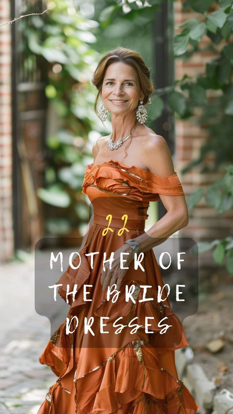 You deserve to shine! Click to discover 22 stunning mother of the bride dresses that will make you look fabulous. 👗💕 #WeddingFashion #MotherOfTheBride #ElegantDresses #WeddingPlanning #FashionTips Mother Of The Groom Dresses Chic, Orange Mother Of The Bride Dress, Mother Of The Bride Dresses Vintage Rustic, Mother Of The Bride Dresses Summer Wedding, Mother Of Bride Dresses Fall Colors, Autumn Mother Of Bride Dress, Summer Wedding Mother Of The Groom Dress, Mother Of The Bride Dresses For Summer Wedding, What Color Should Mother Of Bride Wear