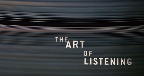 Art Of Listening, Journey Music, Art Of The Title, The Art Of Listening, Music Documentaries, The Producers, Life Affirming, Title Sequence, Title Design