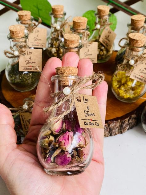 Tea Wedding Favor, Witchy Wedding Favors, Tea Souvenir, Forest Wedding Favors, Woodland Wedding Favors, Wedding Seed Packet Favors, Herb Wedding, Wedding Guest Gifts, Rustic Bridal Shower Favors