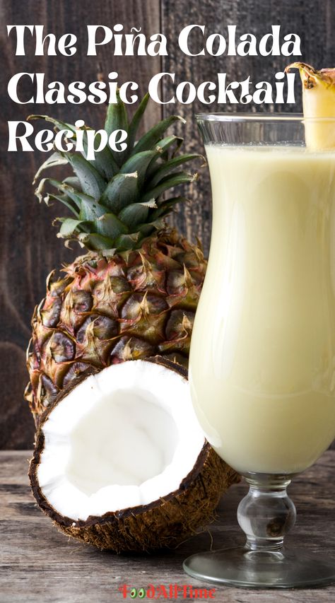 The Pina Colada recipe is one everybody must know. It’s a summertime classic cocktail recipe that deserves more reverence than it gets. Cooks Country Pina Colada, Pina Colada With Malibu Rum, Pitcher Of Pina Colada Recipe, Pina Colada Recipe Easy, Best Piña Colada Recipe Alcohol, Pina Colada Recipe For A Crowd, Pena Colada Recipe, Pina Colada Rum Cake, Pino Colada Recipe