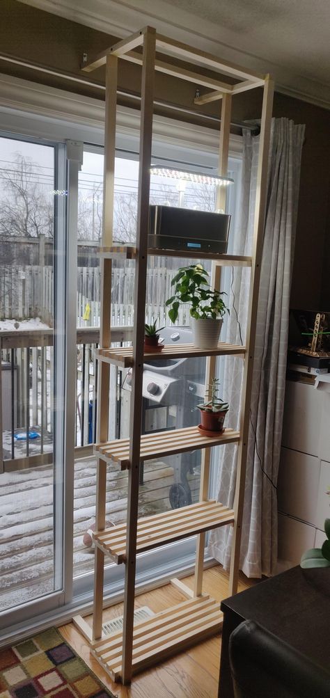 Plant Shelving, Natural Decorating, Shelf For Plants, Door Shelf, Plant Display, Plant Shelf, Door Shelves, Patio Door, Plant Shelves