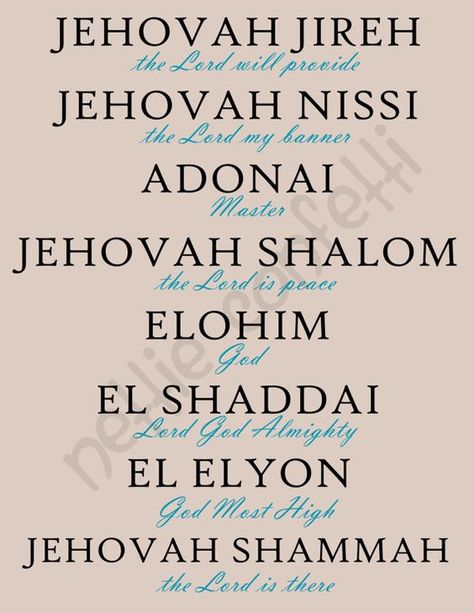 Names of God Instant Download by NettieConfetti on Etsy Attributes Of God, Ten Commandments, Bible Facts, Names Of God, Prayer Scriptures, Bible Knowledge, Unique Names, Scripture Quotes, Bible Inspiration