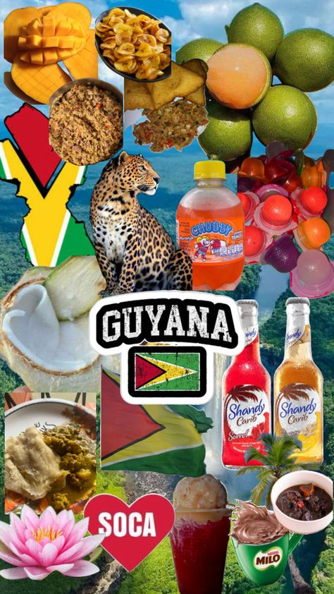 Guyanese Trinidad Culture, Guyana Food, Guyanese Flag, Jamaica History, Polynesian Islands, Caribbean Culture, Travel Inspiration Destinations, Shandy, Dream Travel Destinations