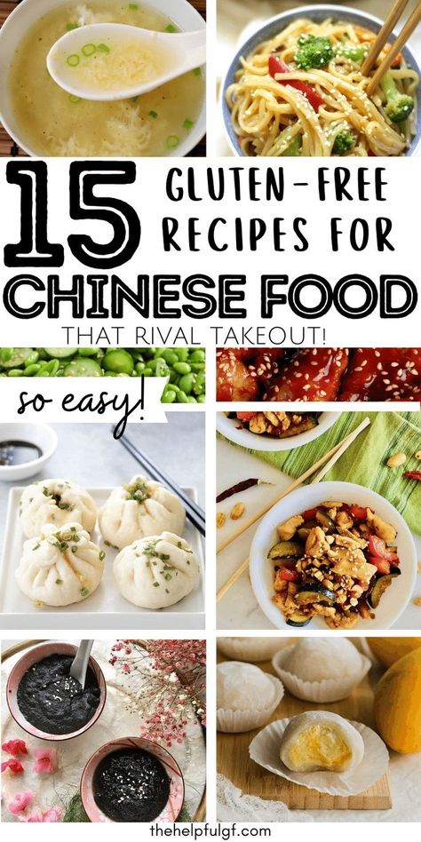 Gluten Free Dairy Free Chinese Food, Easy Gluten Free Chinese Recipes, Comfort Food Gluten Free, Chinese Food Recipes Gluten Free, Gluten Free Soup Dumplings, Gluten Free Wontons, Gluten Free Chinese Food Recipes, Gluten Free Copycat Recipes, Chinese Food Appetizers