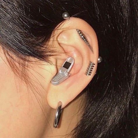 Cool Piercings, Cute Ear Piercings, Cute Piercings, Tyler The Creator, Piercing Tattoo, Body Mods, Jewelry Inspo, Ear Jewelry, Ring Ring