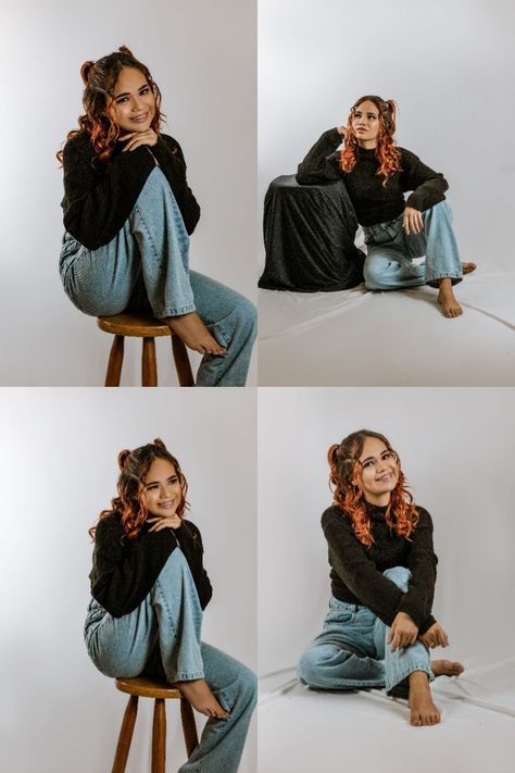 8 Year Photo Shoot, Teenage Studio Photoshoot, 8 Year Birthday Photoshoot, Kids Headshot Poses, Pre Teen Girl Photoshooting Ideas, 10 Year Photo Shoot Birthday, 10 Year Birthday Photo Shoot, 11th Birthday Photoshoot Ideas, 9th Birthday Photoshoot Ideas