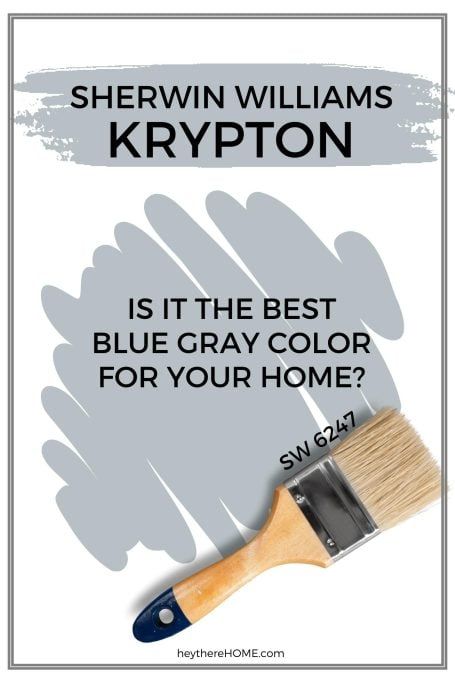 Sherwin Williams Krypton Paint Color - Is It A Neutral Or Accent Color? Krypton Sherwin Williams Bathroom, Sw Krypton Bedroom, Best Sw Blue Gray Paint Color, Sherwin Williams Krypton Kitchen, Krypton Sherwin Williams Bedroom, Sherwin Williams Krypton Bedroom, Sw Krypton Paint, Cobalt Bathroom, Krypton Sherwin Williams