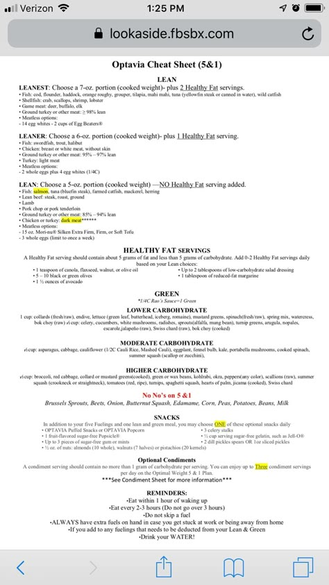 5 & 1 cheat sheet Optavia Fueling Cheat Sheet, Optivia Cheat Sheet, Foods Equivalent To Optavia Fuelings, Diy Voila Meals, Optavia Day 1, Optavia 5&1 Daily Tracker, Optimal 5&1 Plan Recipes, Optivia 5 And 1 Plan, Optavia Dressing Recipes