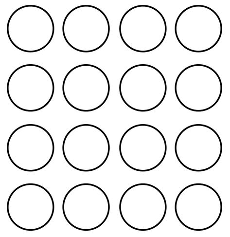 7+ Free Printable Blank Circle Template | How To Wiki 1 Inch Circle Template Free Printable, Printable Circle Template, Circle Template Free Printable, Mushroom Circle, Button Template, Circle Printable, Printing Templates, Triangle Template, Jesus Crafts