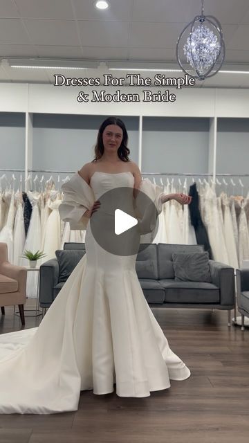 Marcella's Bridal on Instagram: "Dresses for the simple & modern bride🤩 Which dress would you say yes to?

#simplebride #modernbride #modernweddingdress #simplewedddingdress #bridetobe #brides #weddingdressshopping #weddingdresses #bridestyles" Weddding Dress, 2024 Dresses, Simple Bride, Classic Bride, Classic Brides, Modern Wedding Dress, Wedding Dress Shopping, Say Yes, Modern Bride