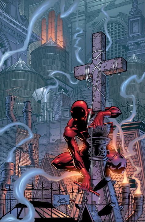 Daredevil Artwork, Joe Quesada, Daredevil Elektra, Daredevil Art, Daredevil Comic, Foto Disney, Marvel Superheroes Art, Marvel Daredevil, Comic Book Artwork