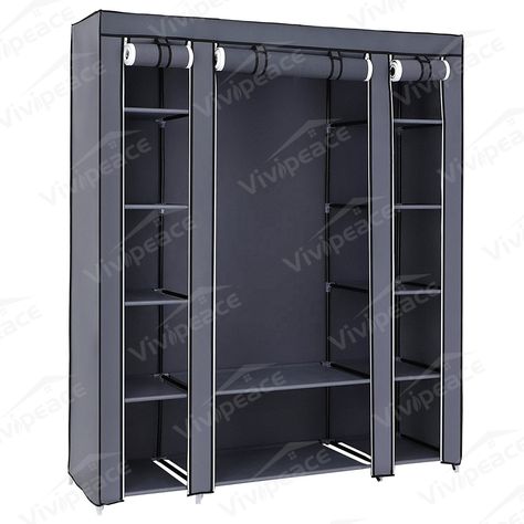 Temporary Wardrobe, Cheap Wardrobes, Foldable Wardrobe, Portable Wardrobe Closet, Small Apartment Plans, Bedroom Ideas For Small Rooms Diy, Portable Wardrobe, Girly Fits, Bungalow House