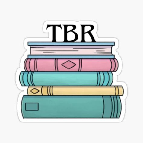 "TBR" Sticker for Sale by MysteriousL Tbr Sticker, Nerd Problems, Wood Keychain, Tumbler Stickers, Kindle Cover, Book Stamp, Book Nerd Problems, Reading Quotes, Reading Journal