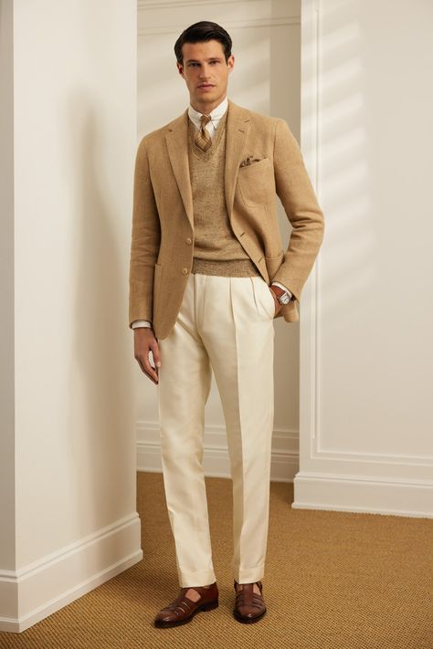 2024 Menswear, Ralph Lauren Suits, Gentleman Outfit, Classy Suits, Ralph Lauren Menswear, Party Inspo, Men Stylish Dress, Ralph Lauren Style, Fashion Suits For Men