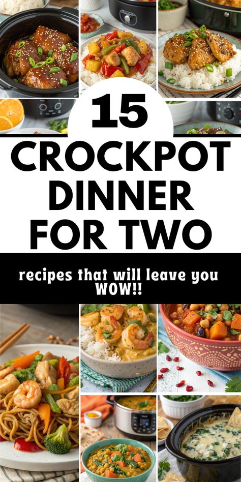 Save time and impress with these easy dinner recipes crockpot made for two people! Featuring the best crockpot recipes, these crockpot meals for two are perfect for anyone looking for easy 2-person crock pot meals or easy dinner recipes for date night. Great for a small slow cooker or mini crockpot, these dishes will help you learn how to cook for two with flavorful results every time. Dinner Recipes For Date Night, Dinner Ideas For Couples, Crockpot Vegetable Lasagna, 2 Person Meals, Meals For Couples, Crockpot Meals For Two, Recipes For Date Night, Small Crockpot Recipes, Mini Crockpot