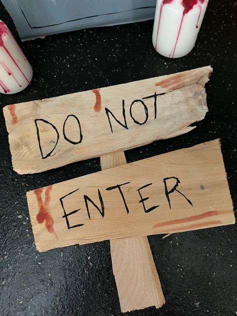 Do Not Enter Sign, Do Not Enter, Signs, Halloween