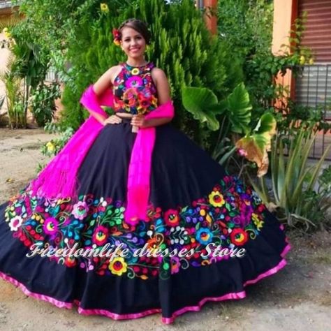 Quince Charro Dresses, Mariachi Quinceanera Dress, Two Piece Quinceanera Dresses, Quinceanera Dresses Mexican, Vestido Charro, Mexican Quinceanera, Black Quinceanera Dresses, Mexican Quinceanera Dresses, Quince Dresses Mexican