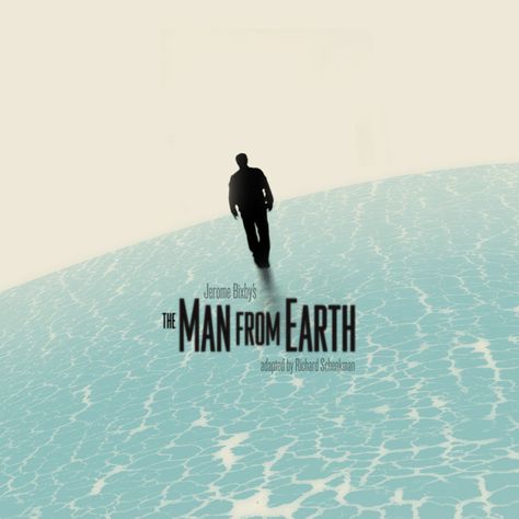 Logo for The Man from Earth at Ghostlight Theatre Man From Earth Movie, Movie Poster Polaroid, The Man From Earth, Poster Polaroid, Movie Posters Minimalist, My Design, Identity Logo, Movie Art, Movie Poster