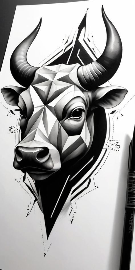 #BEAUTY, #RELATIONSHIPS #Fashion #Animals #Outfits #Winter Outfits #Animals Bulls Head Tattoo, Geometric Bull Tattoo, Cow Head Tattoo, Bull Tattoo Design, Highland Cow Tattoo, Head Tattoo Design, Drawing Concepts, Bull Skull Tattoos, Bull Tattoo