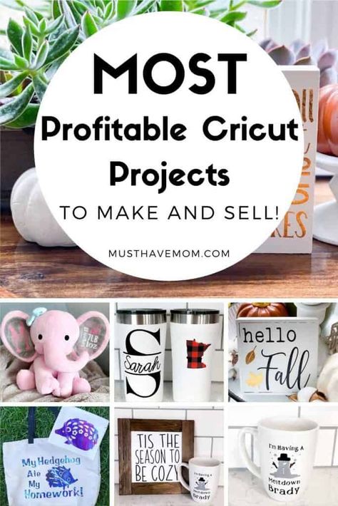 Projects To Make And Sell, Diy Projects That Sell Well, Cricut Explore Air Projects, Vinyle Cricut, Circuit Crafts, Cricut Explore Projects, Projets Cricut, Maker Project, Diy Crafts For Adults