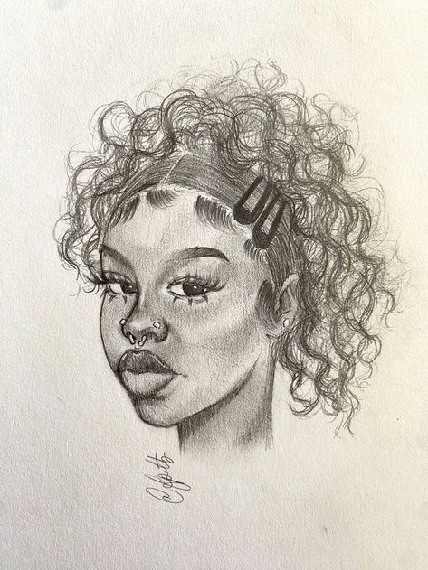 Black Girls Drawings Sketches, Drawing Black Girls Sketch, Pretty Sketches Aesthetic, Black Art Sketches, Sweetheart Top Outfit, Fye Drawings, Drawing Ideas Black People, Black Art Drawings, Black People Drawings Sketch