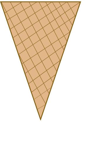 hoorntje voor een ijsje Ice Cream Cone Craft, Ice Cream Template, Cone Template, Ice Cream Crafts, Ice Cream Party Theme, Ice Cream Theme, Ice Cream Birthday, An Ice Cream, Ice Cream Party