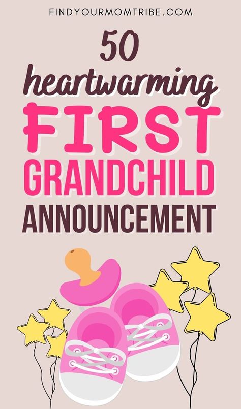 Want to announce your pregnancy to your parents? Here is a list of 50 first grandchild announcement ideas your parents will love! #announcement #firstgrandchild #cute #newborn #baby #granny #grandma First Grandbaby Quotes, New Grandma Announcement, Expecting Grandma Quotes, Youre Gonna Be A Grandma Announcement, Im Going To Be A Grandma Quote, Grandparents Announcement First Time, Great Grandmother Announcement, New Grandparents Announcement, Great Grandma Announcement