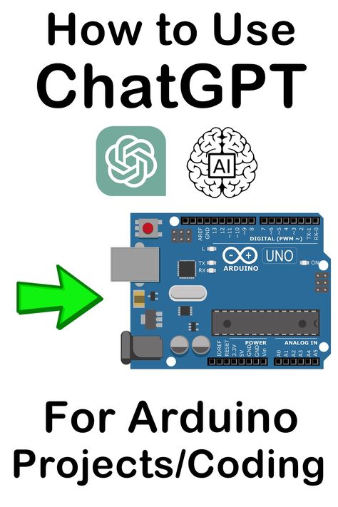 Learn, How to use ChatGPT AI for Arduino Projects and Coding/Programming. If you are a beginner, don't know the coding and want to make advance Arduino projects so this video will help you a lot. The ChatGPT is an advance Artificial Intelligence (AI) tool that can help you in learning programming, Arduino and other Microcontrollers like Raspberry pi, Nodemcu etc. Arduino Projects Ideas Robots, Arduino Projects Ideas Electronics, Arduino Robot Projects, Learning Programming, Arduino Home Automation, Arduino Beginner, Programming Projects, Arduino Wifi, Simple Arduino Projects